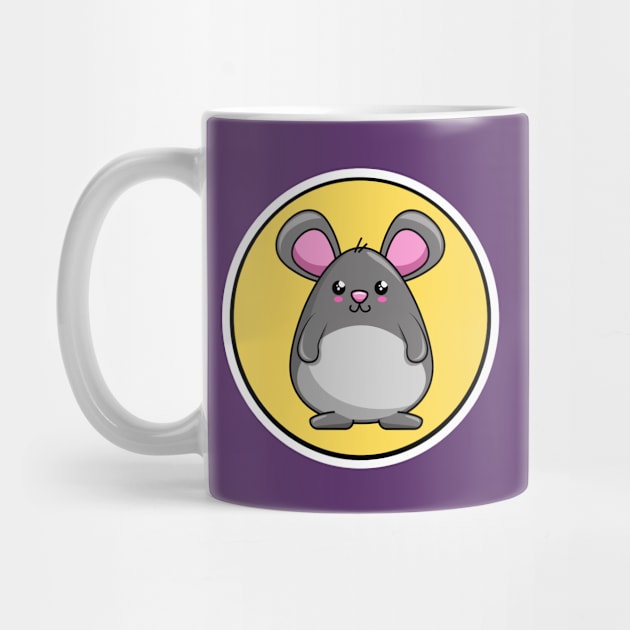 Adorable Kawaii Hamster by E.S. Creative